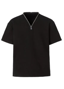 WAFFLE ZIP FUNCTIONAL TEE