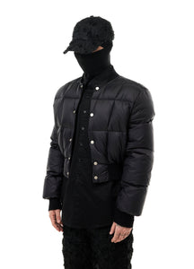 QUILTED CROP DOWN JACKET