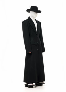 DUKE EXTENDED WOOL COAT
