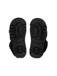 "MIDNIGHT BEAST" FLUFFY BOOTS