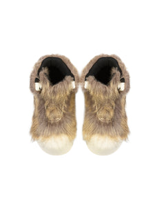 "DESERT LYNX" FLUFFY BOOTS
